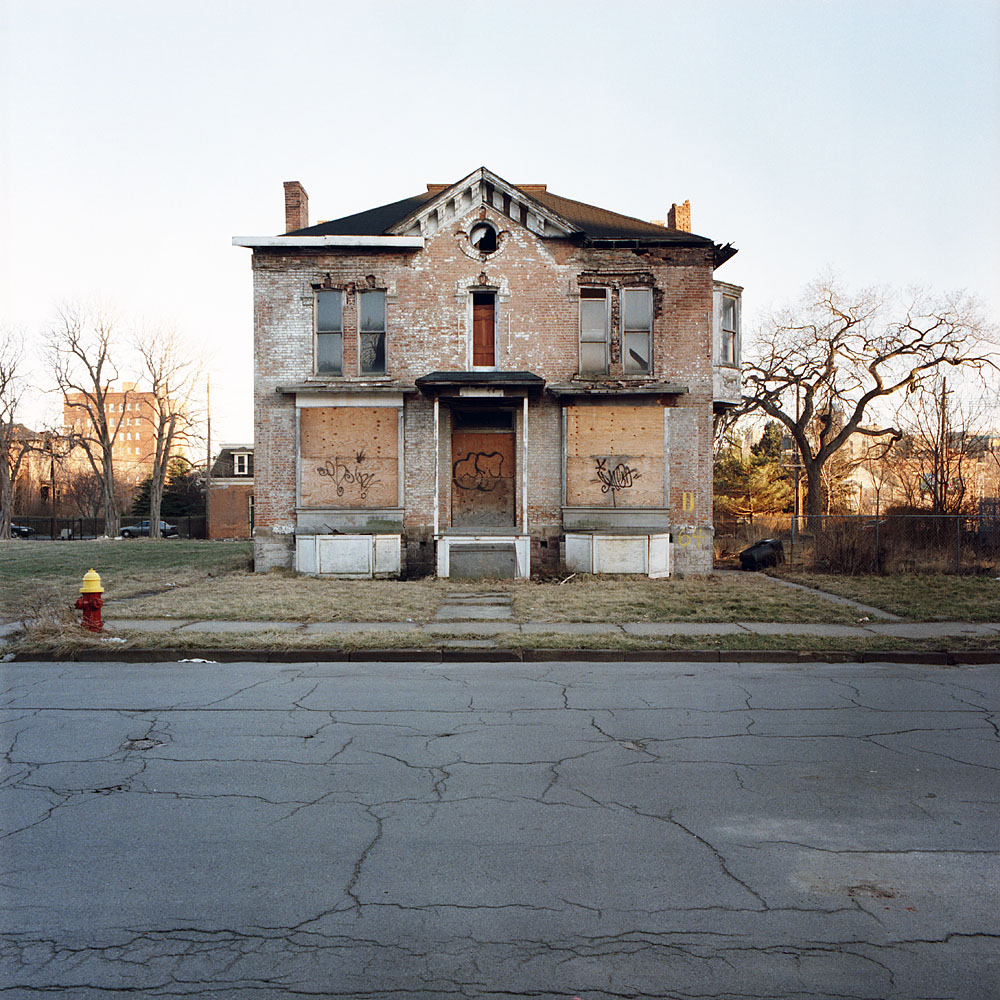 Yet another abandoned house in Detroit... The Motorless City